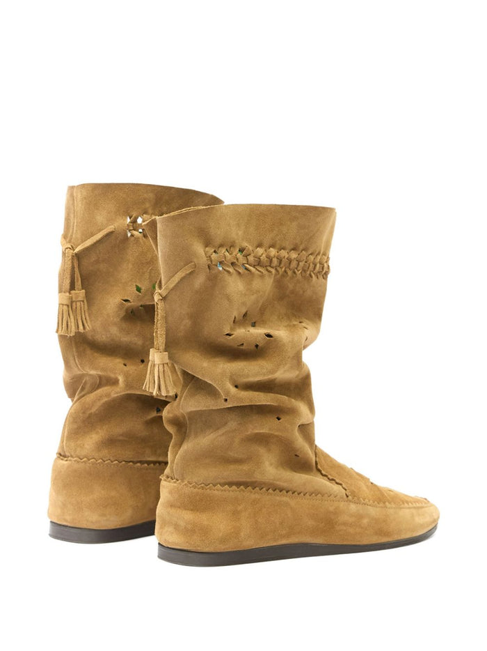 Isabel Marant Boots Dove Grey Cow Leather