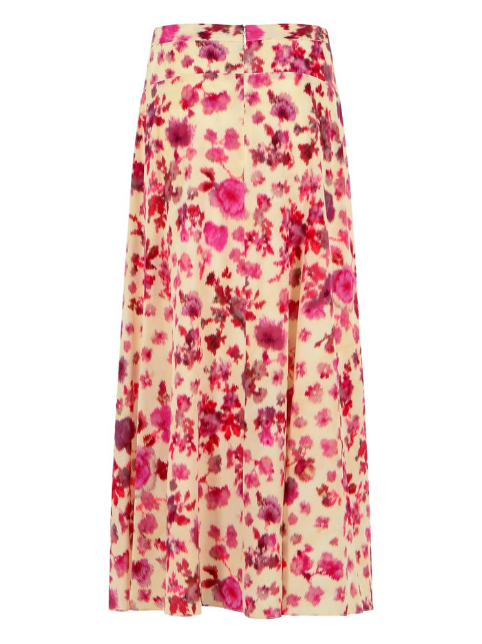 Isabel Marant Skirts Pink Silk Elasthane