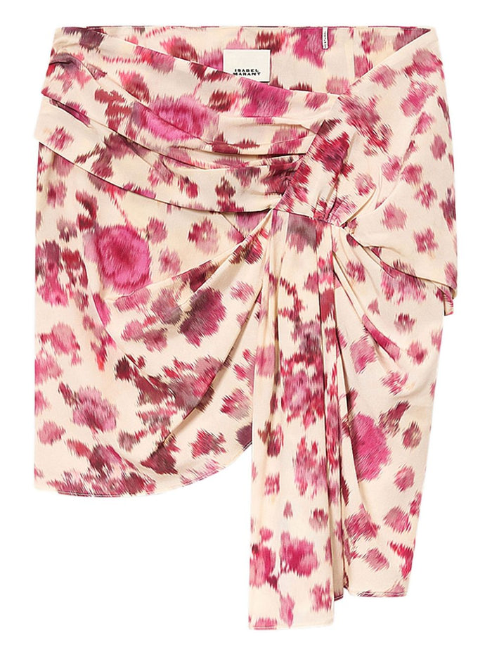 Isabel Marant Skirts Pink Silk Elasthane