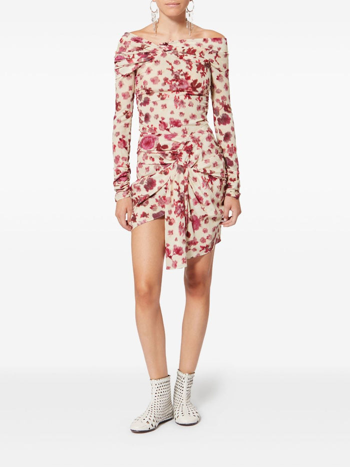 Isabel Marant Skirts Pink Silk Elasthane