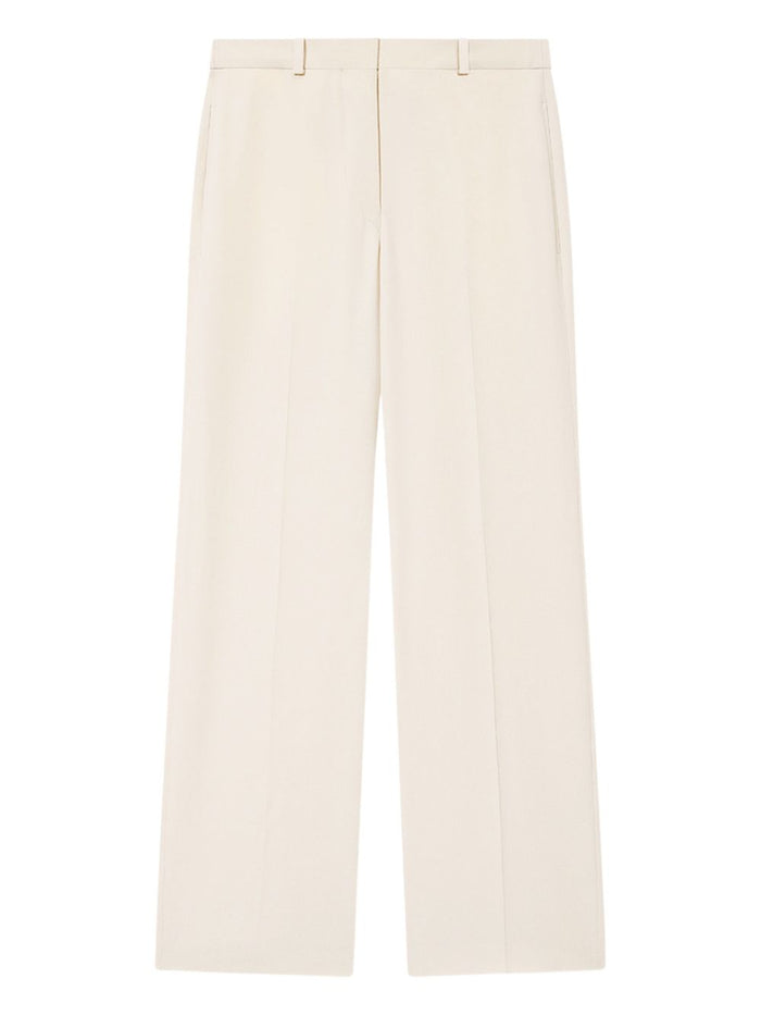 Isabel Marant Trousers Beige Acetate Silk