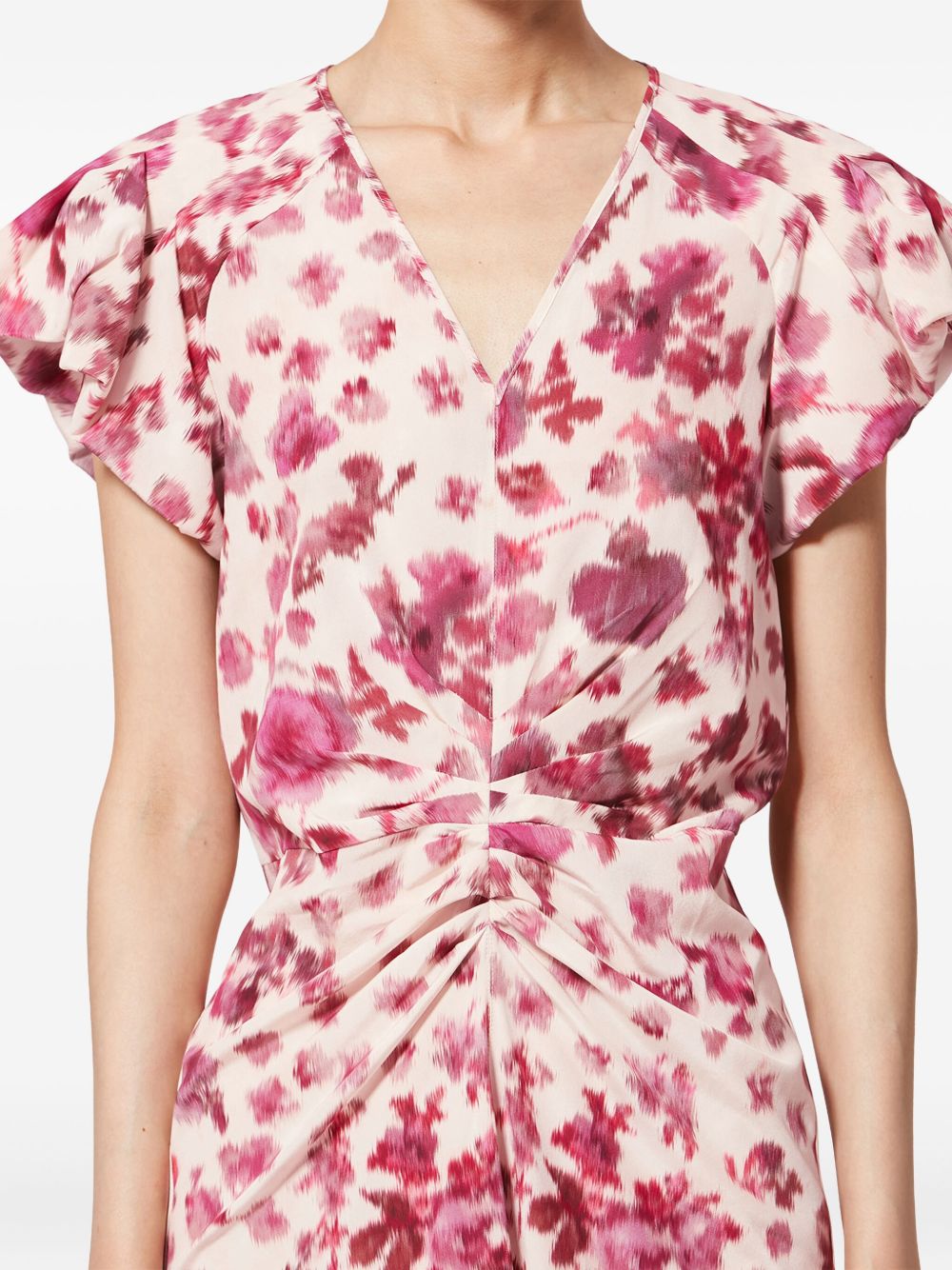 Isabel Marant Dresses Pink Silk Elasthane