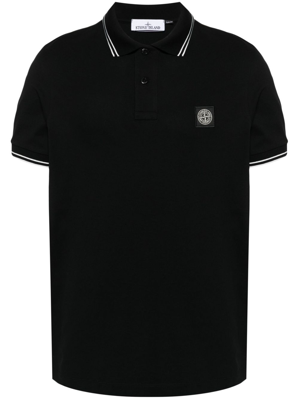 Stone Island T-shirts and Polos Black Elastan