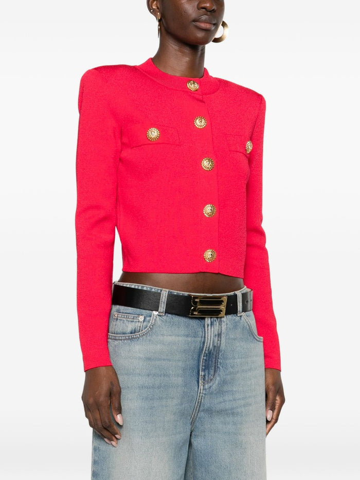 Balmain Sweaters Fuchsia Viscose