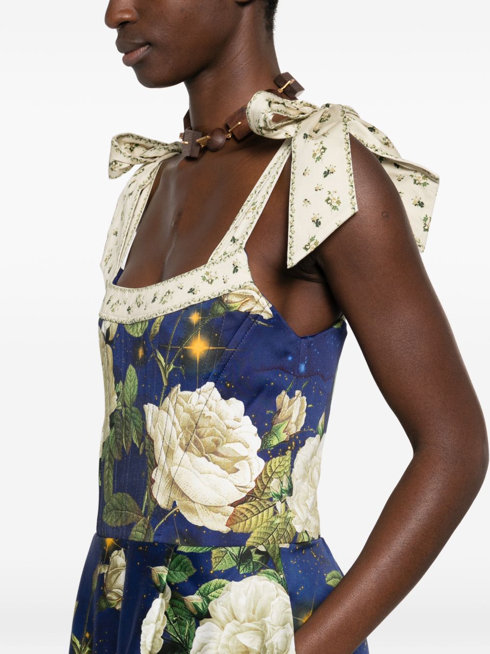 Alice + Olivia Dresses Blue Cotton