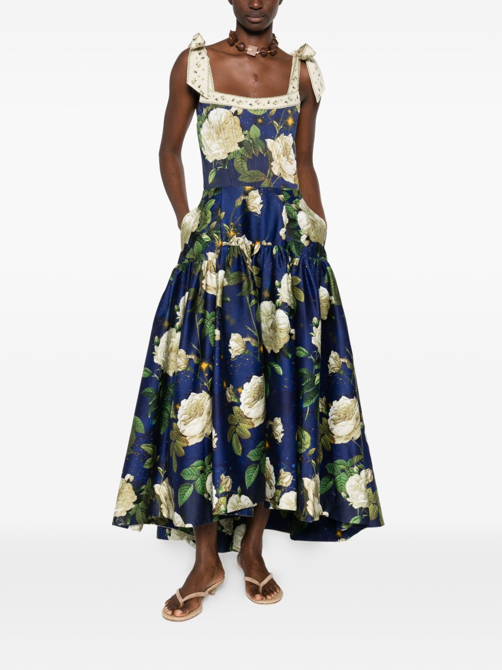 Alice + Olivia Dresses Blue Cotton
