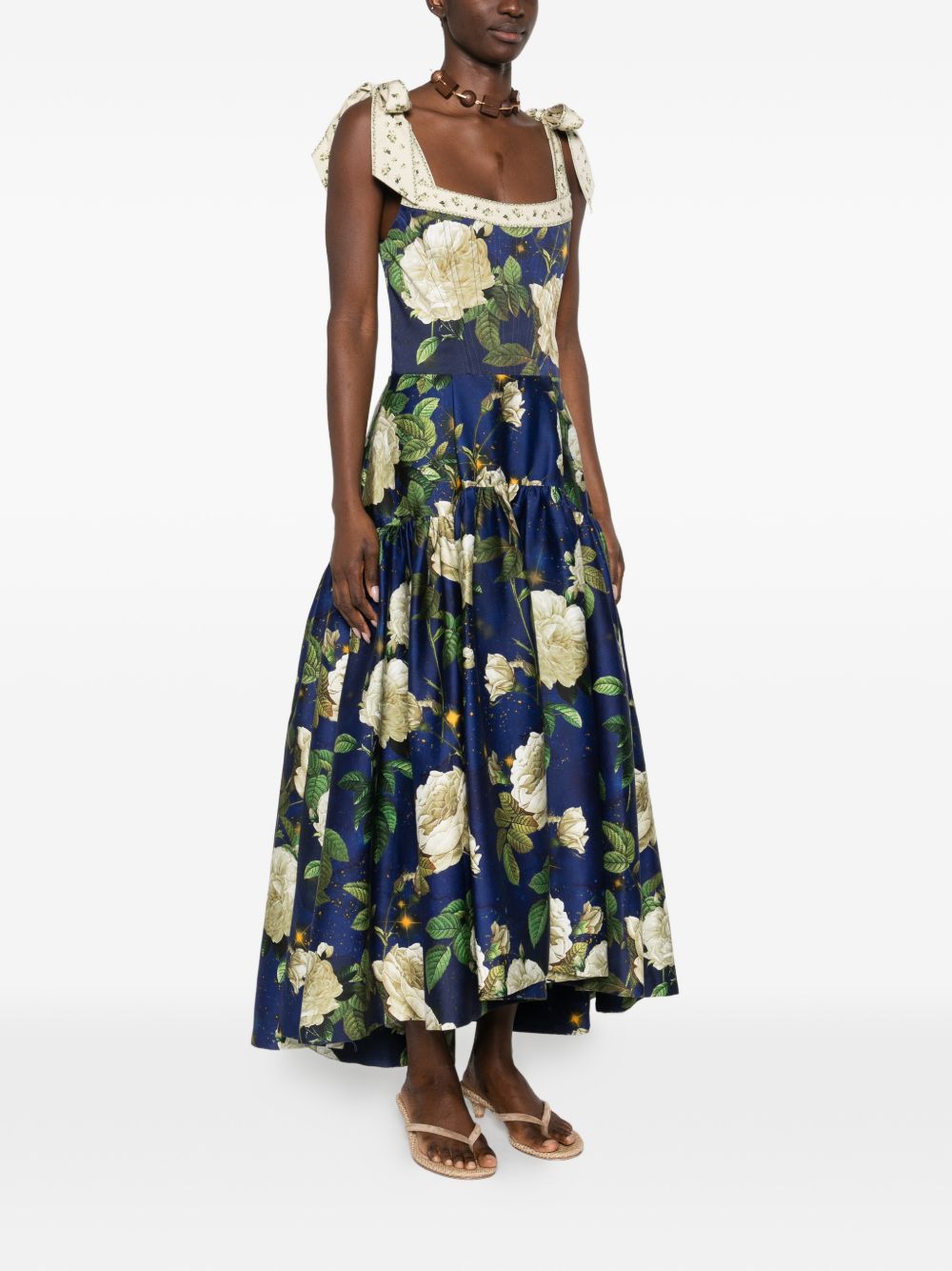 Alice + Olivia Dresses Blue Cotton