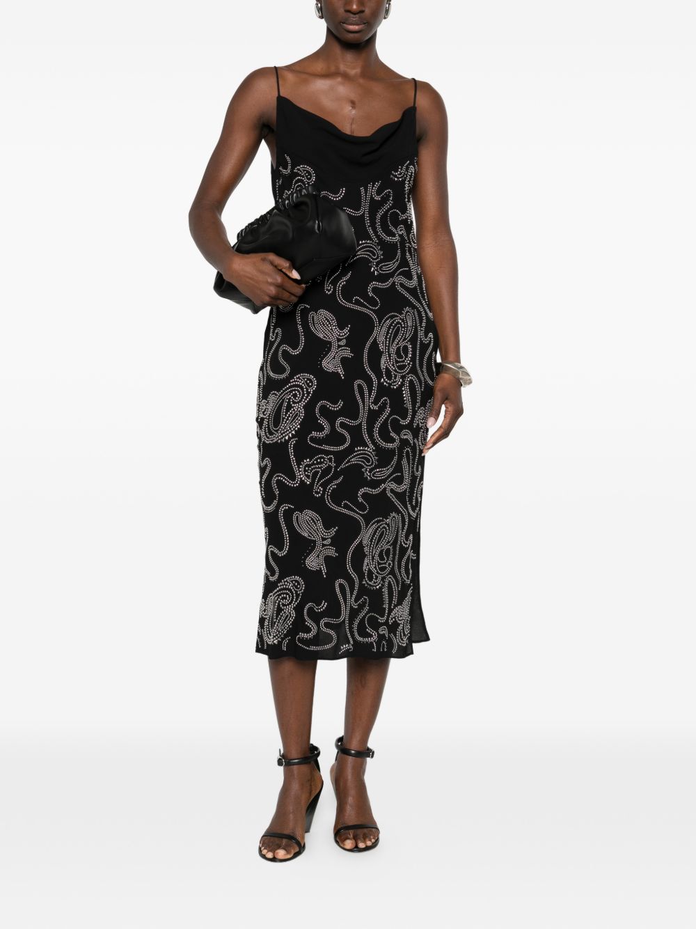 Iro Dresses Black Polyester