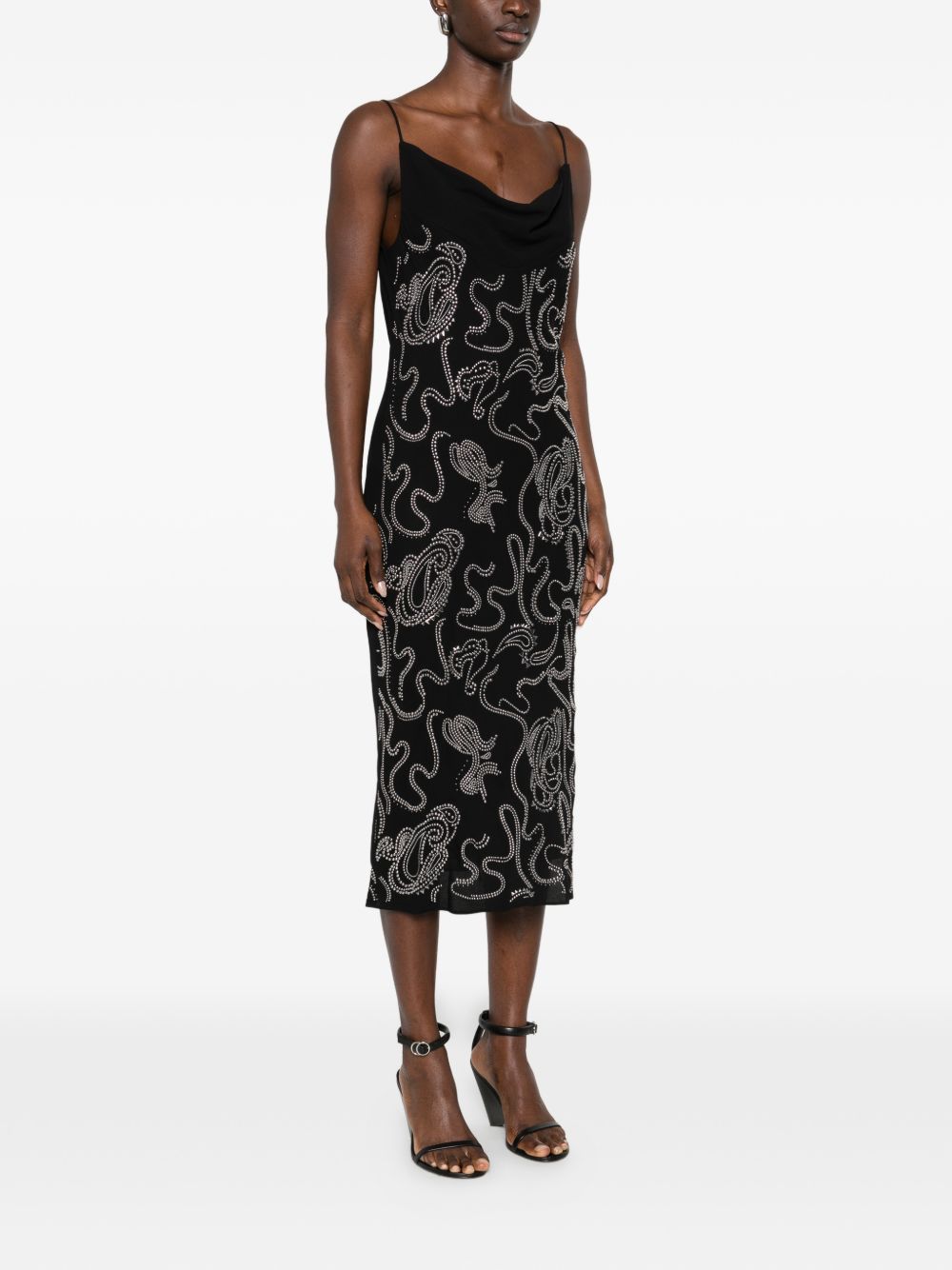 Iro Dresses Black Polyester