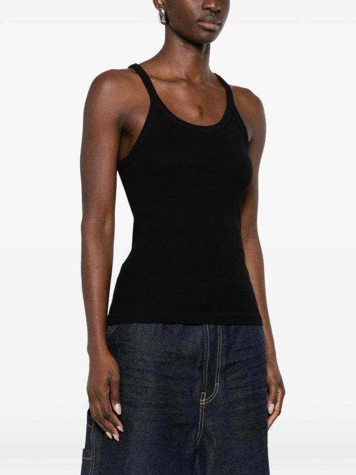 Iro Top Black Cotton