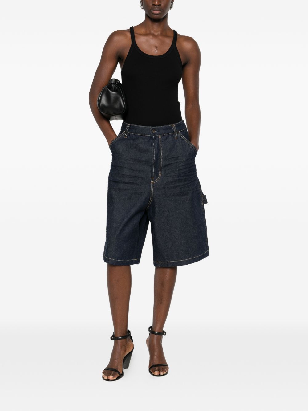 Iro Top Black Cotton