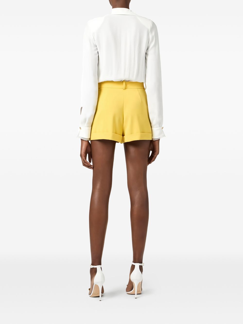 Elisabetta Franchi Top Ivory Viscose