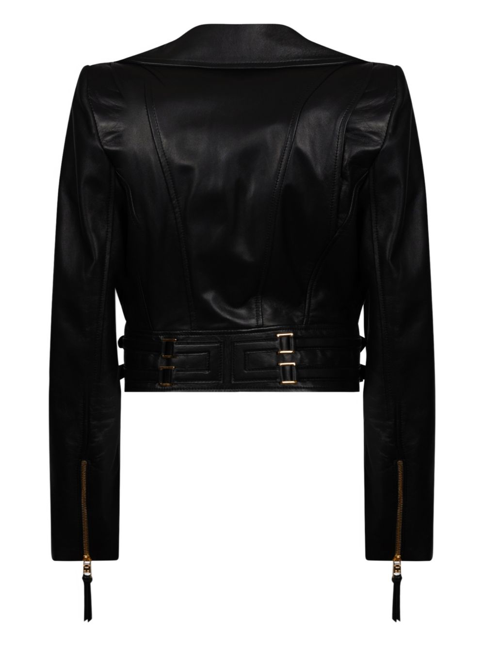 Elisabetta Franchi Jackets Black Leather