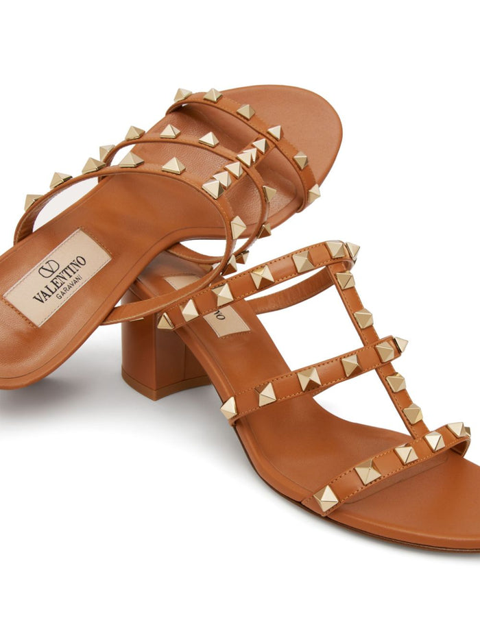 Valentino Garavani Sandals Leather Brown Calf