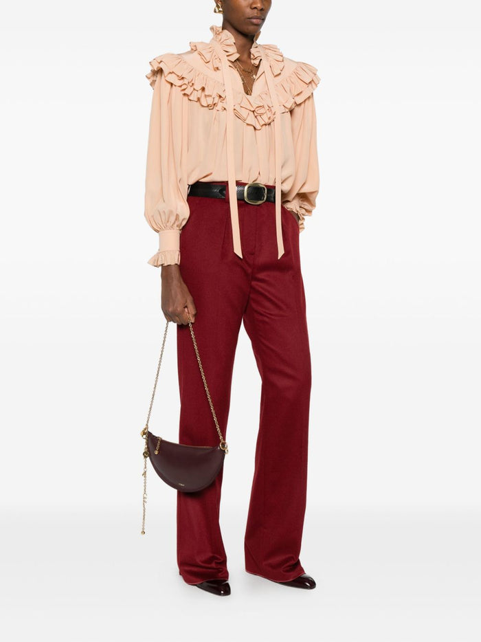 Chloè Bags Bordeaux Leather Lamb