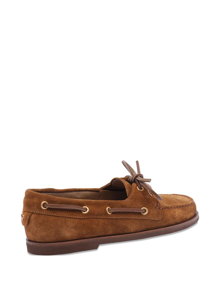 Gianvito Rossi Flat shoes Brown Suede