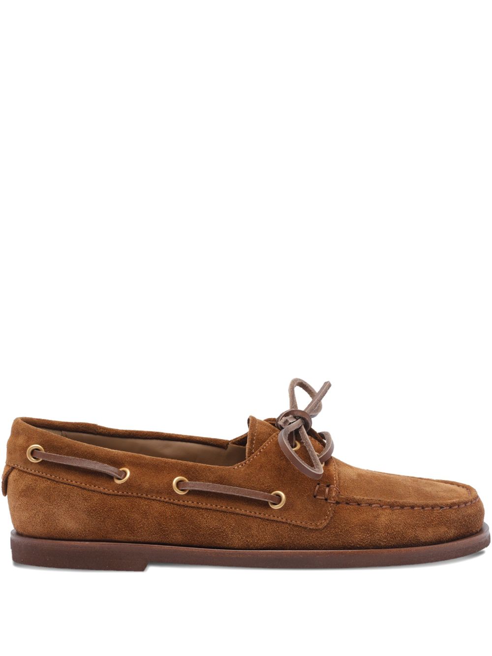 Gianvito Rossi Flat shoes Brown Suede