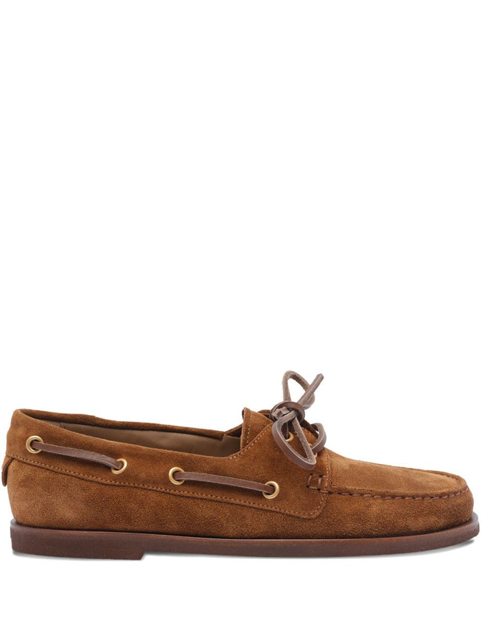 Gianvito Rossi Flat shoes Brown Suede
