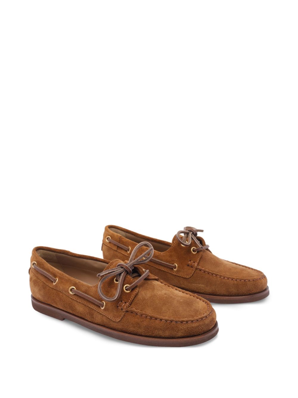 Gianvito Rossi Flat shoes Brown Suede