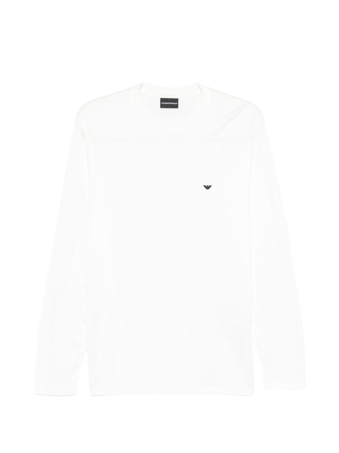 Emporio Armani T-shirts and Polos White Lyocell