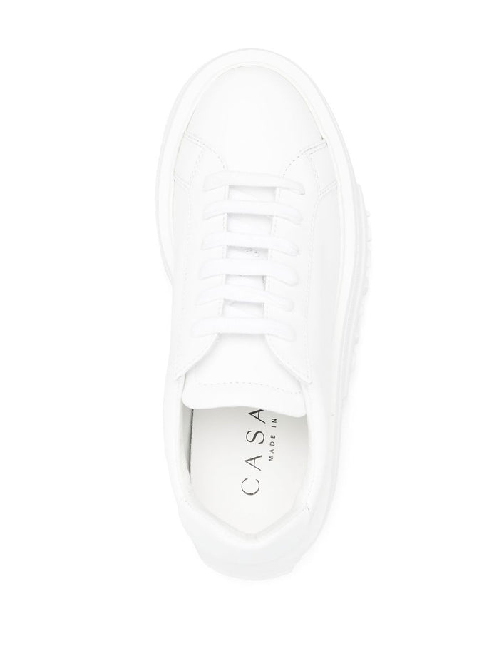 Casadei Sneakers White Calf Leather