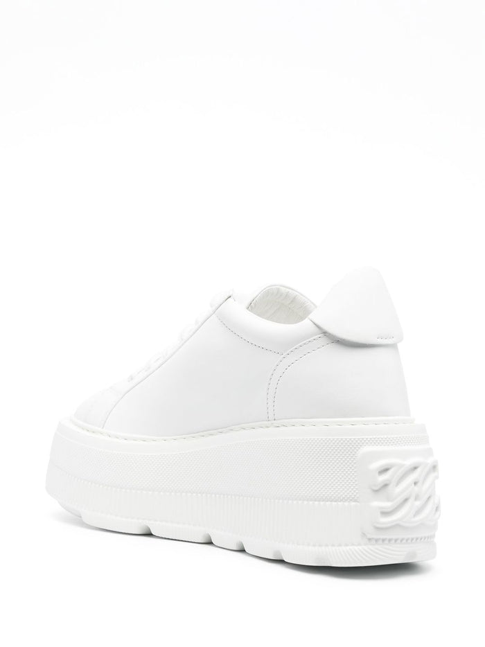 Casadei Sneakers White Calf Leather