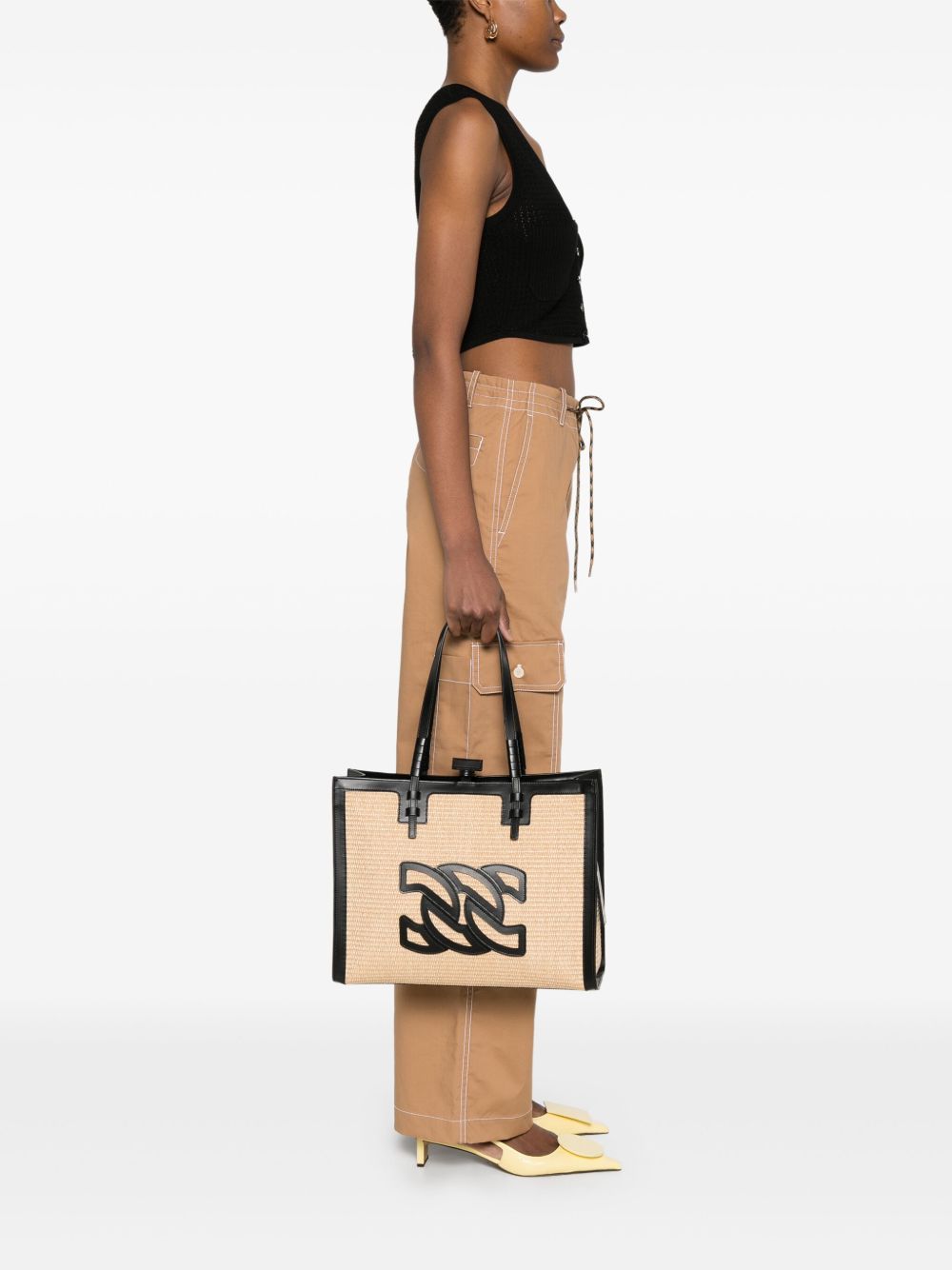 Casadei Bags Beige Raffia