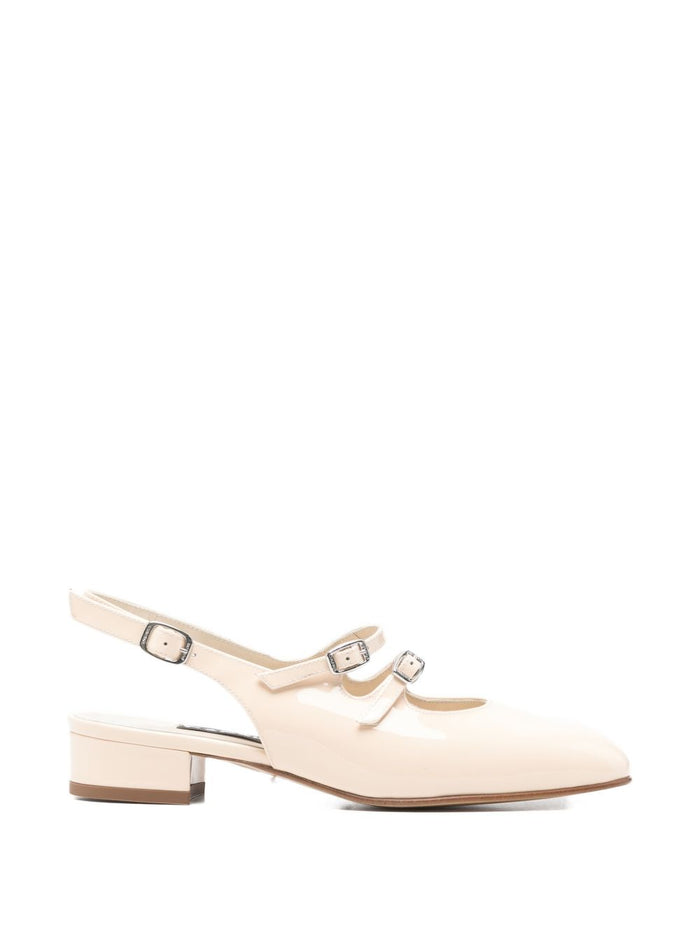 CAREL PARIS Flat shoes White Calf Patent Leather