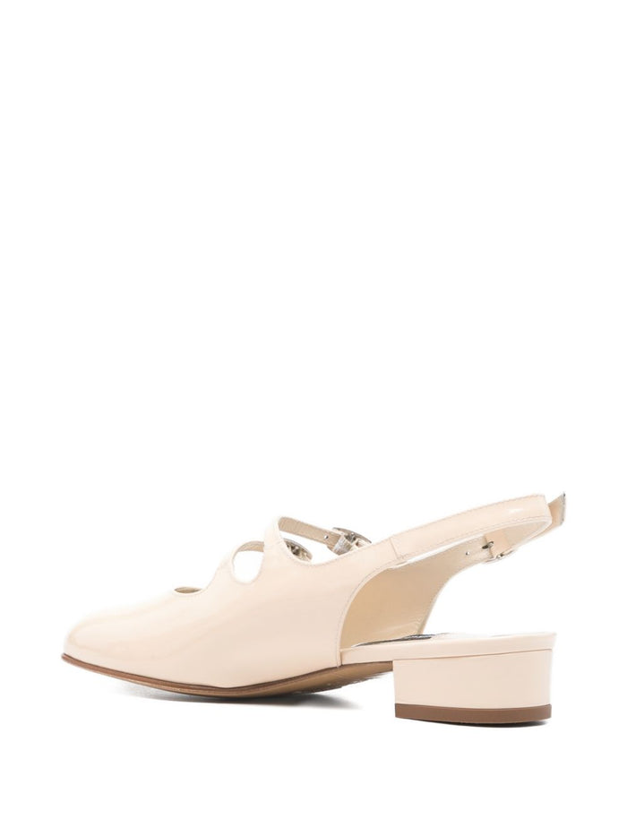 CAREL PARIS Flat shoes White Calf Patent Leather