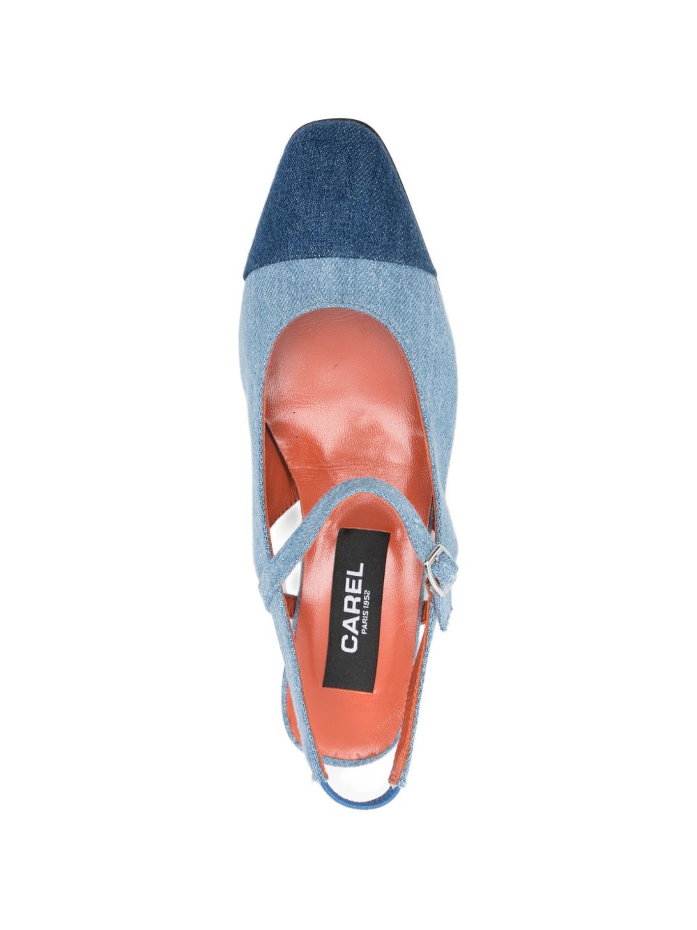CAREL PARIS Flat shoes Clear Blue Jeans Fabric