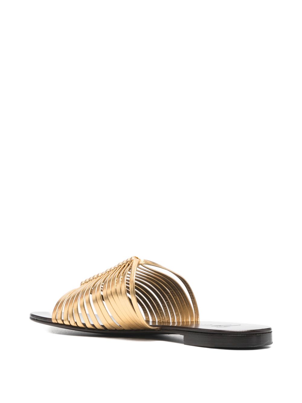 Giuseppe Zanotti Sandals Golden Leather