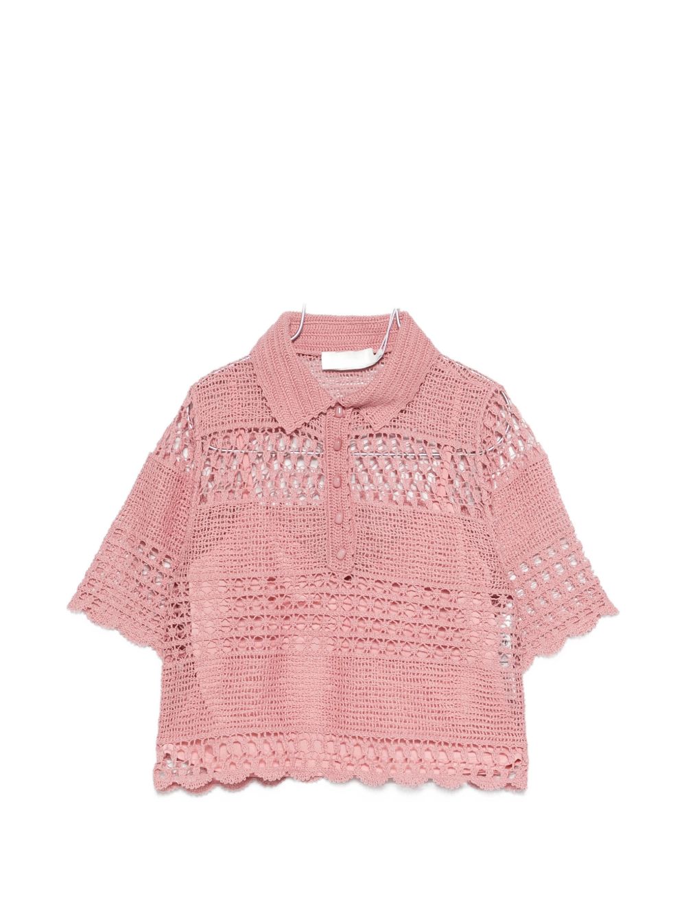 Zimmermann Top Pink Cotton Polyester Polyamide
