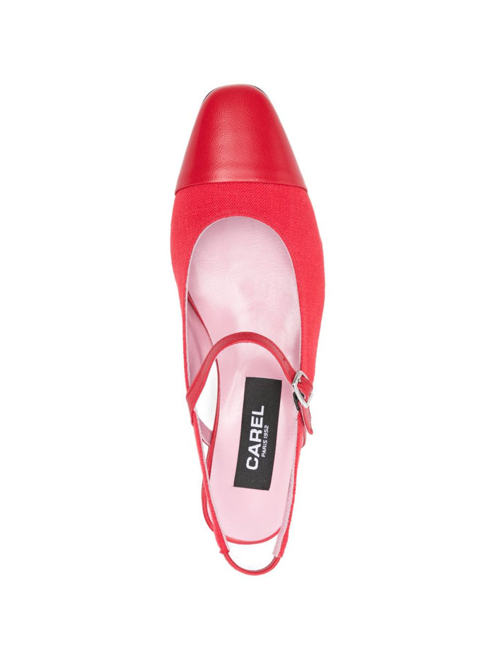 CAREL PARIS Flat shoes Red Fabric