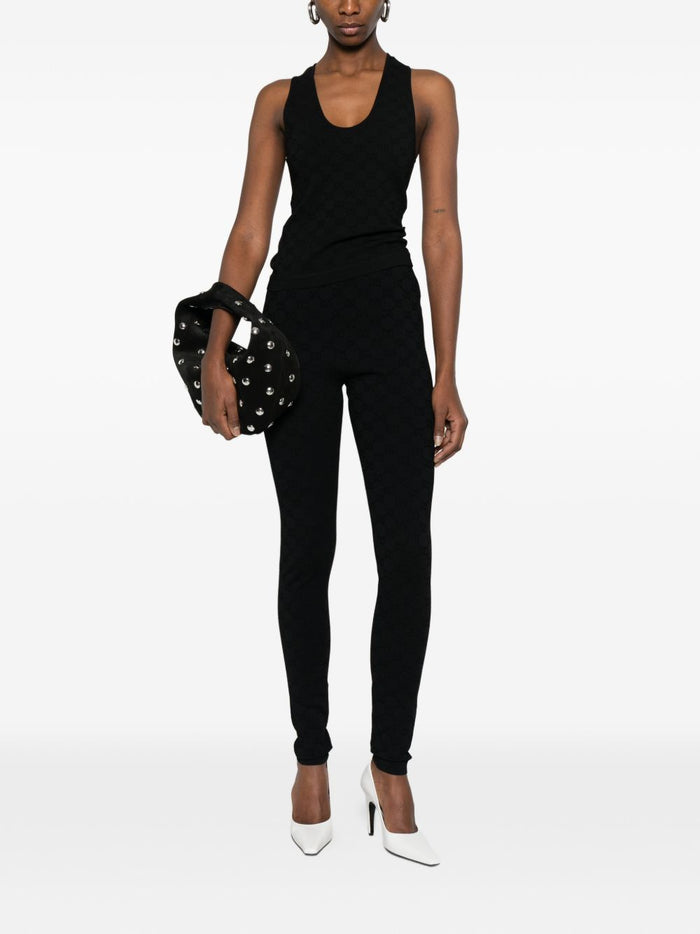 Gucci Top Black Viscose Mix