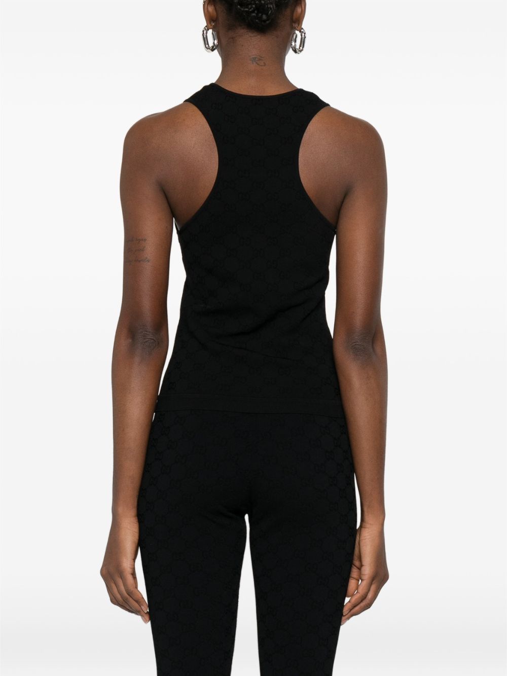 Gucci Top Black Viscose Mix