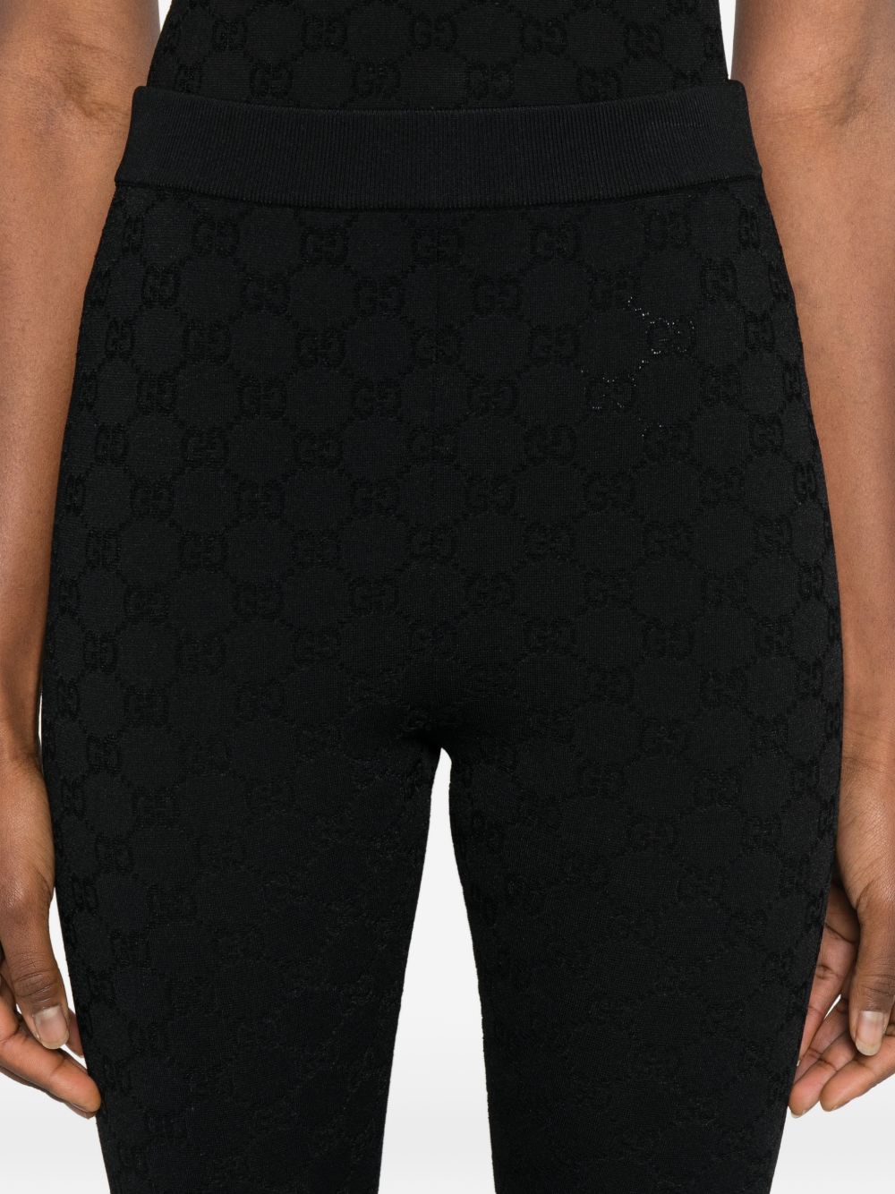 Gucci Trousers Black Viscose Mix