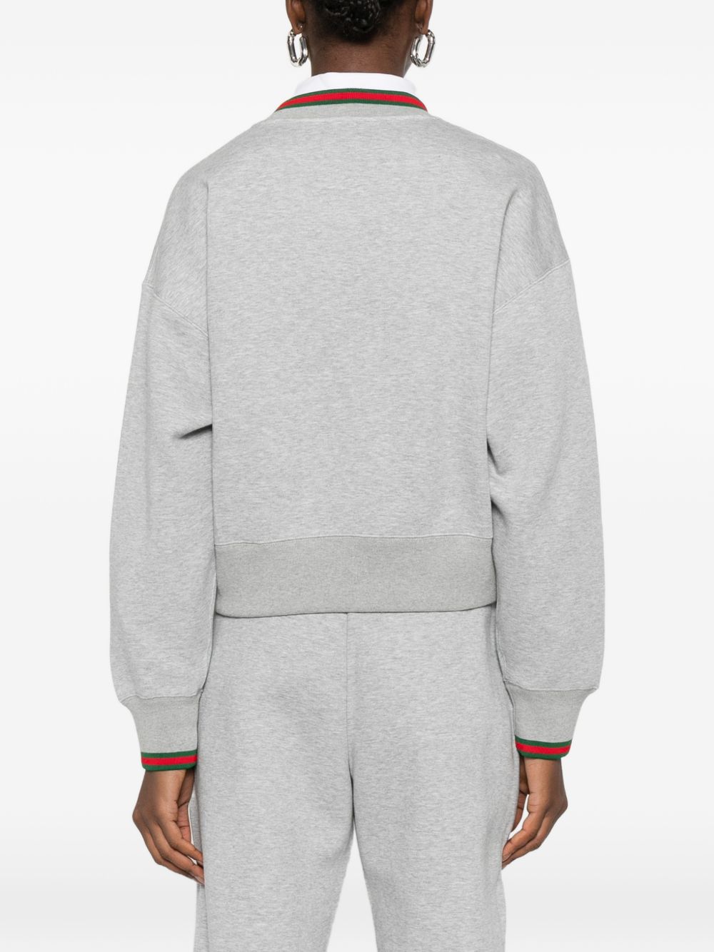 Gucci Sweaters Grey Cotton Mix
