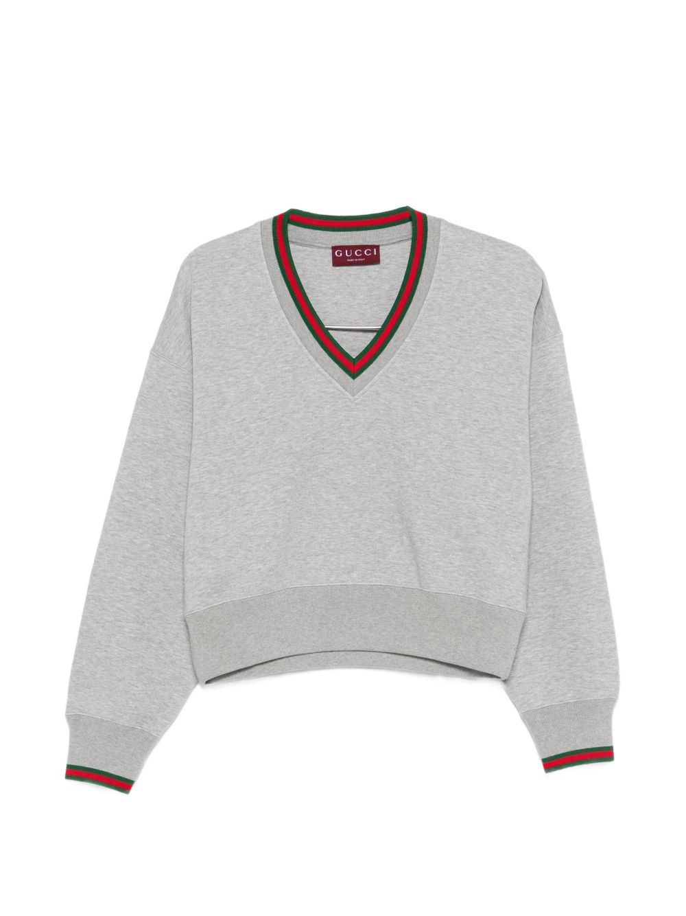 Gucci Sweaters Grey Cotton Mix