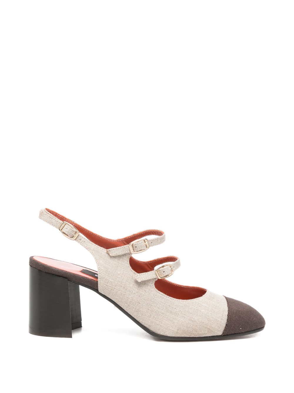 CAREL PARIS With Heel Brown Fabric