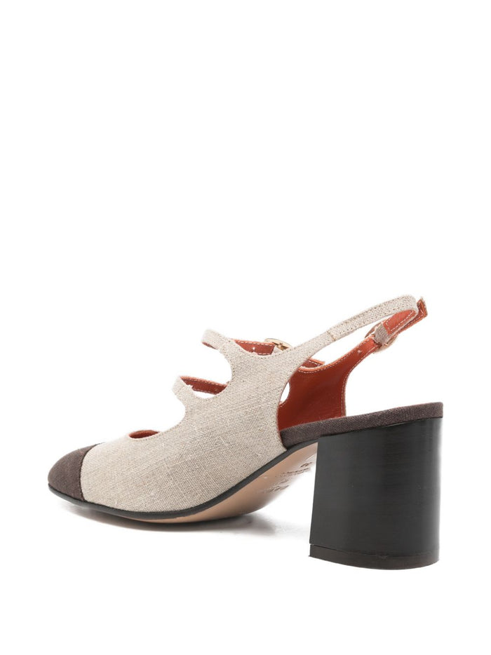 CAREL PARIS With Heel Brown Fabric