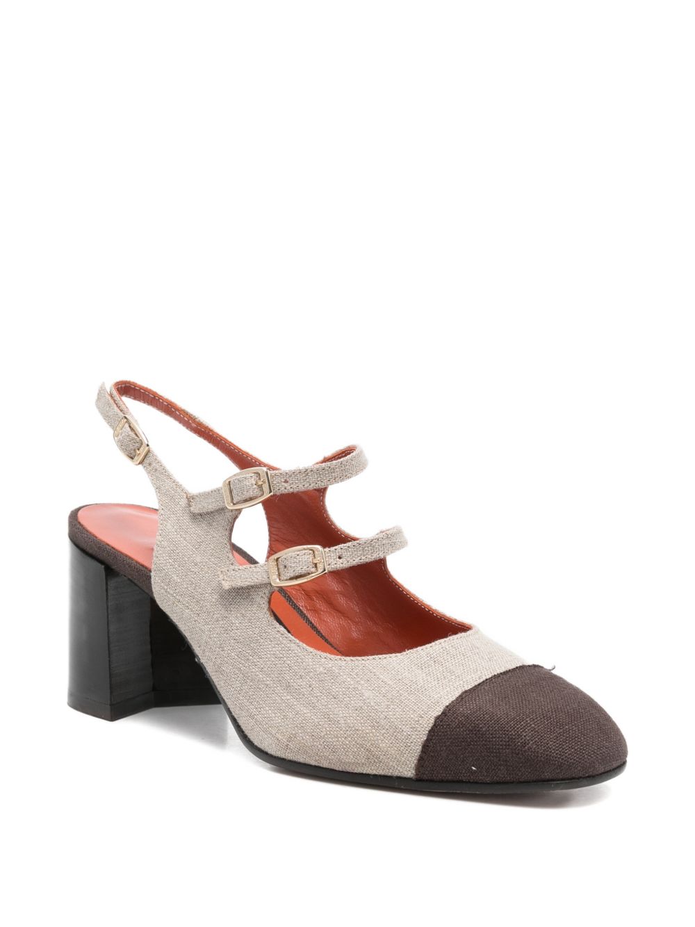 CAREL PARIS With Heel Brown Fabric