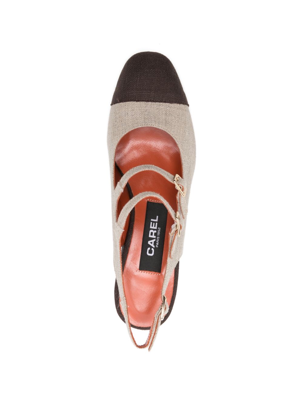 CAREL PARIS With Heel Brown Fabric