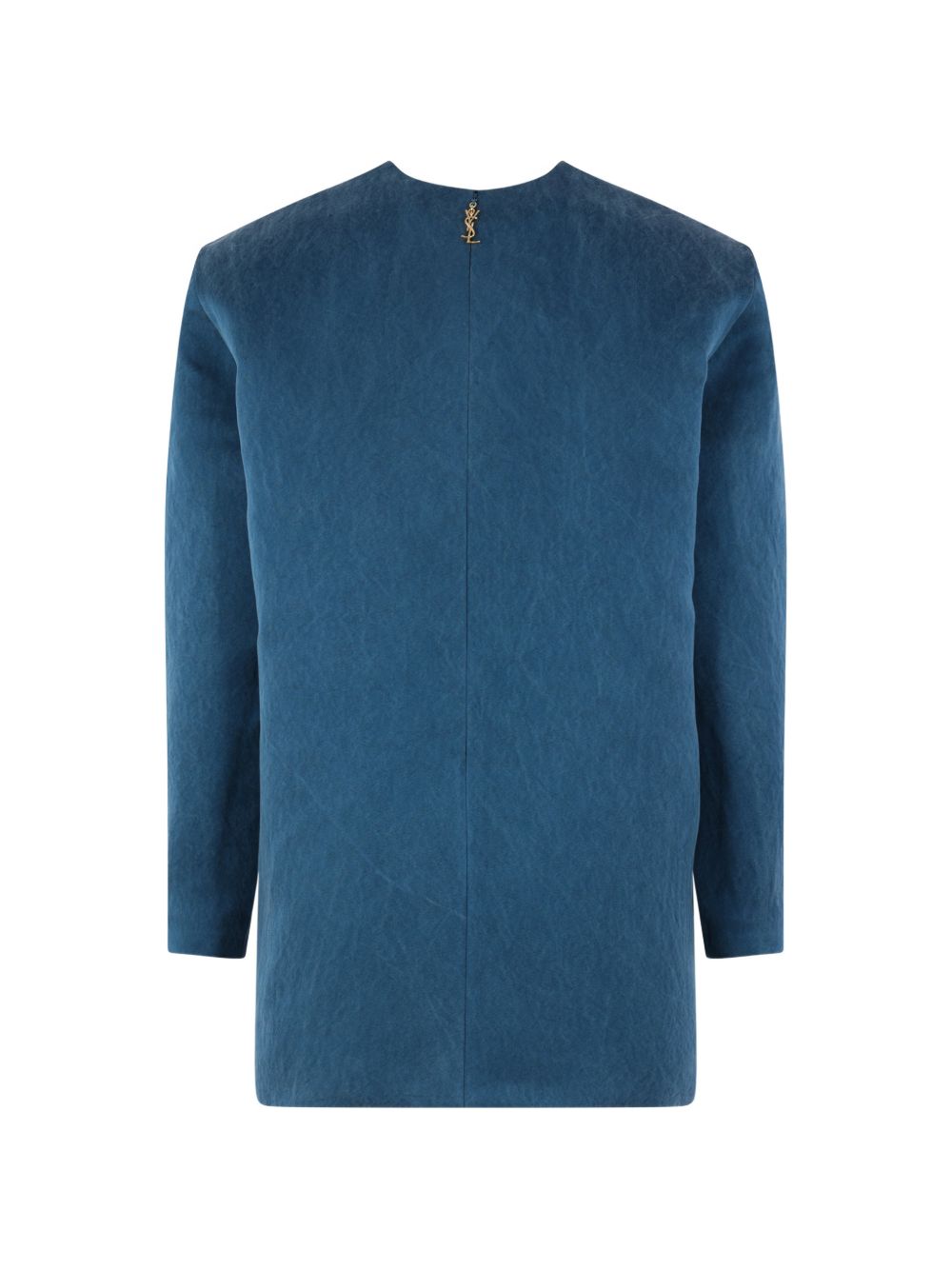 Saint Laurent Dresses Blue Outer: Silk