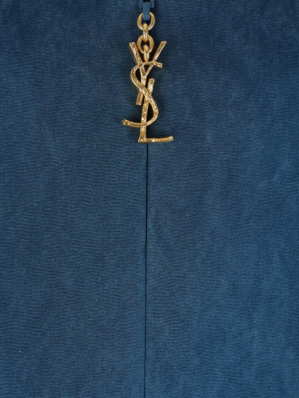 Saint Laurent Dresses Blue Outer: Silk