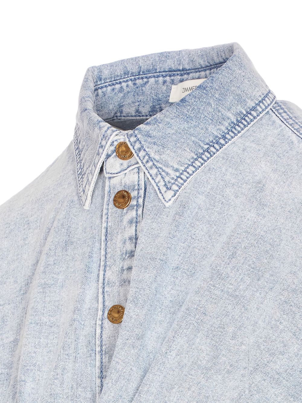 Zimmermann Top Clear Blue Cotton