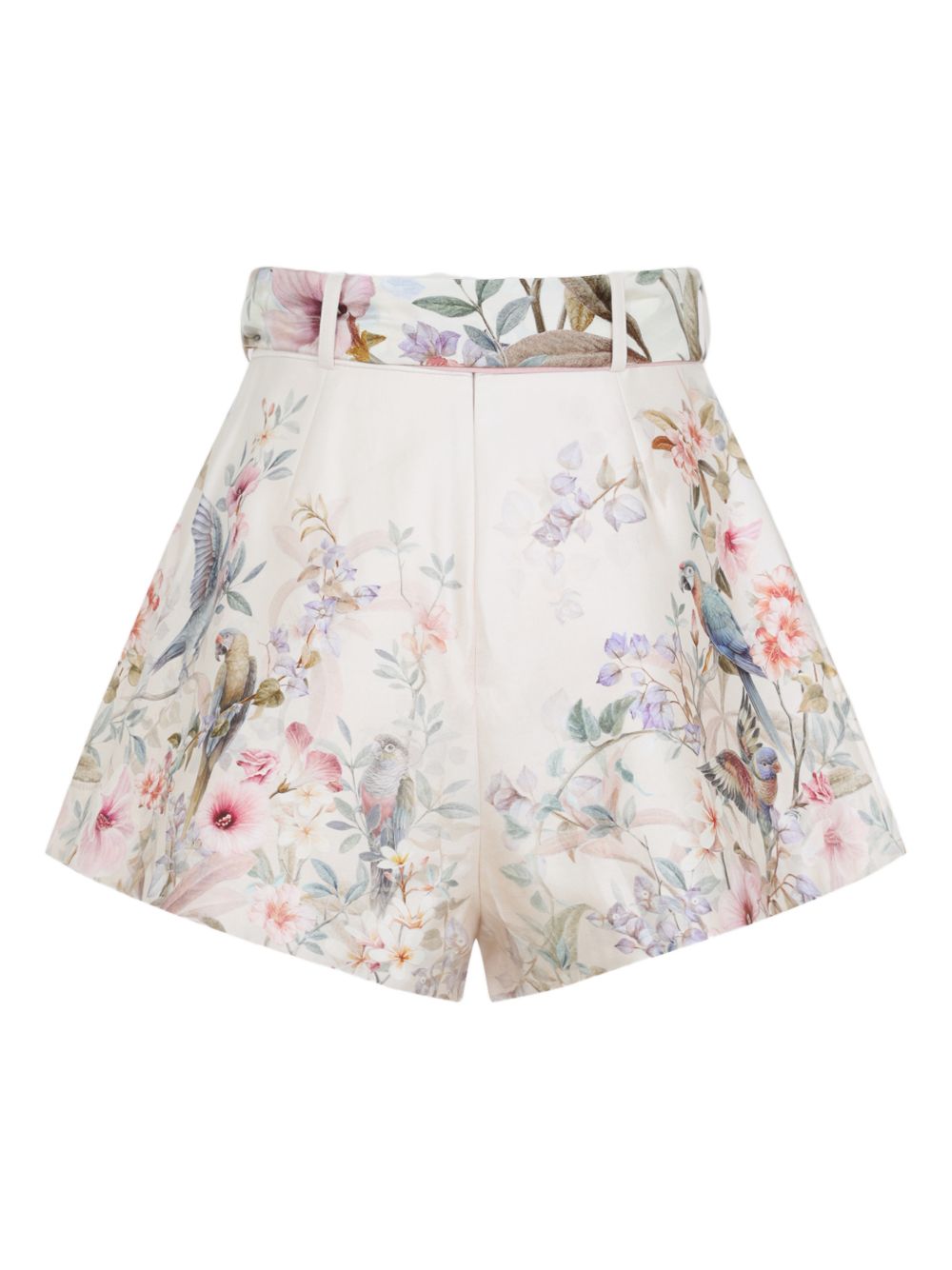 Zimmermann Shorts Beige Silk Cotton