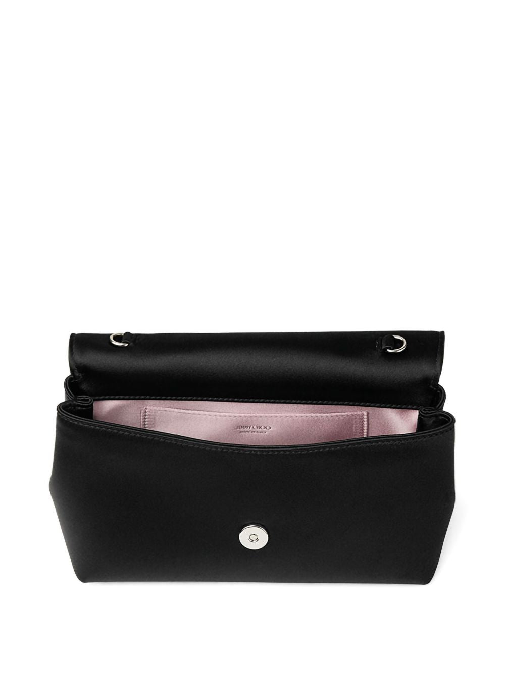 Jimmy Choo Bags Black Fabric Brass Crystal