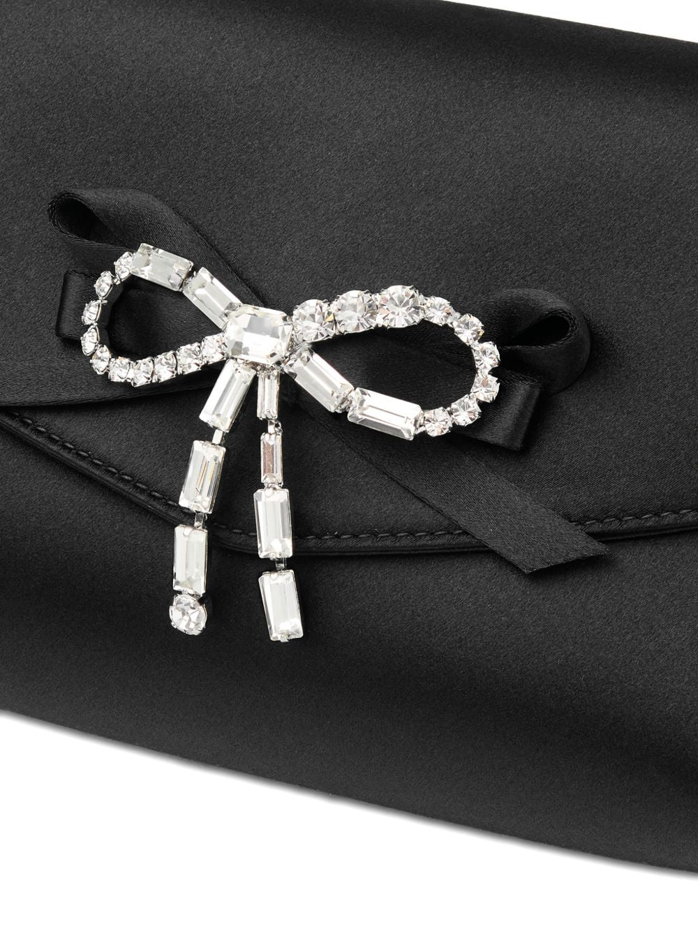 Jimmy Choo Bags Black Fabric Brass Crystal