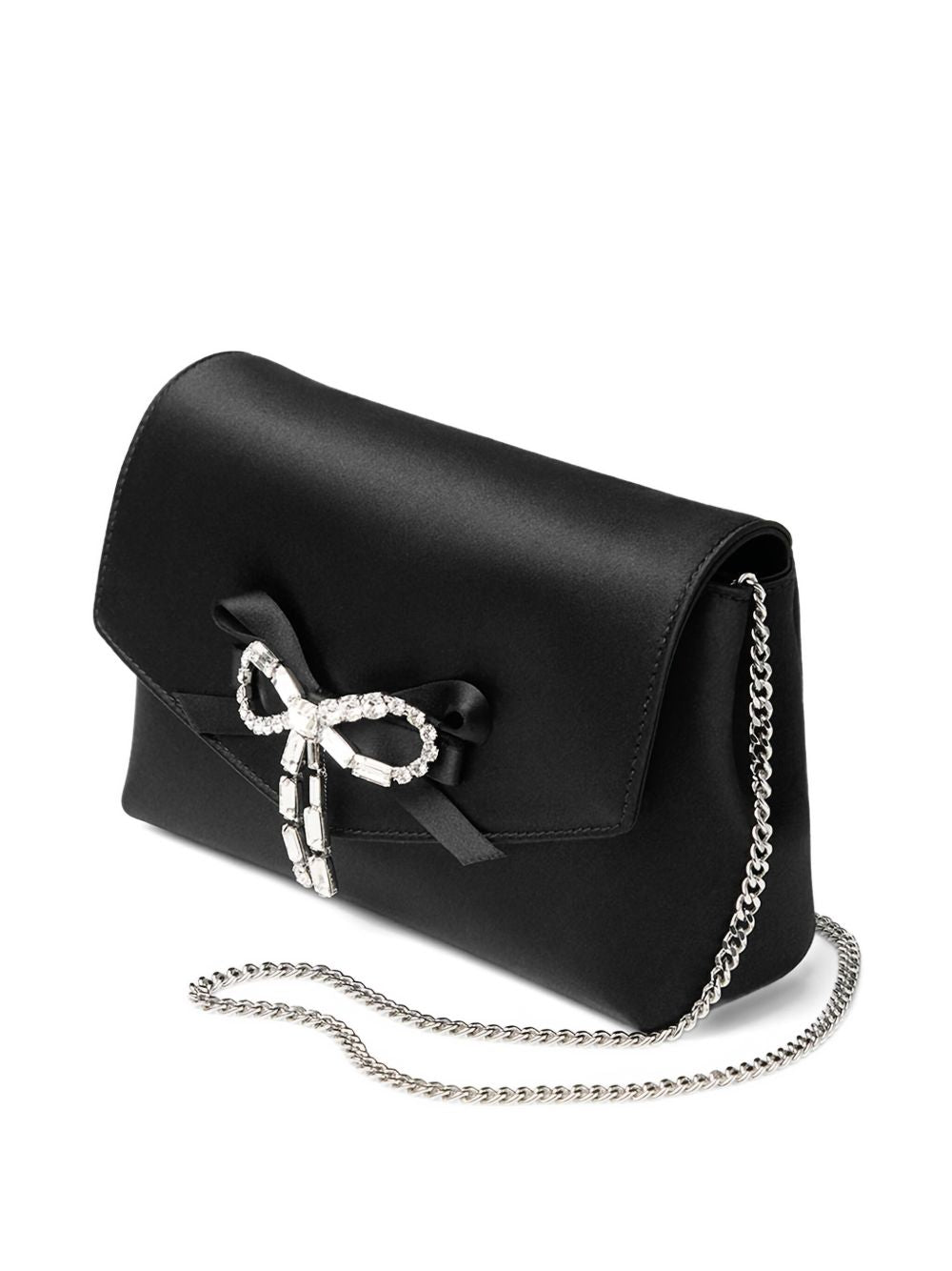 Jimmy Choo Bags Black Fabric Brass Crystal