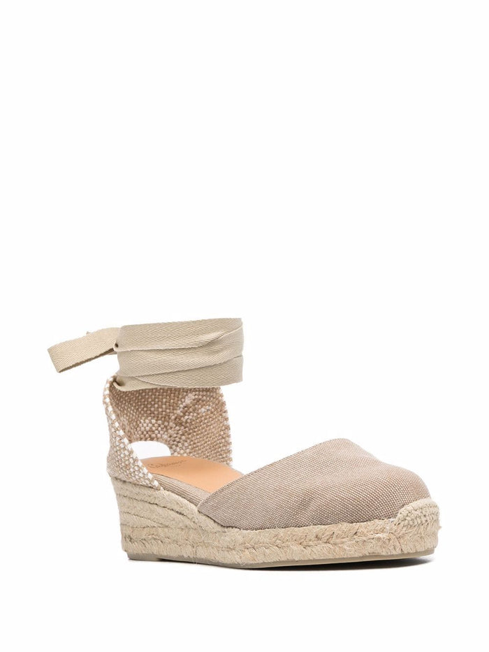 Castaner Flat shoes Beige Fabric